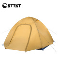 2.8kg yellow Trekking Camping tent wind resistant